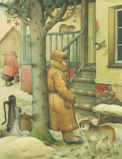 Russian Scene 03, 1994 by Kestutis Kasparavicius